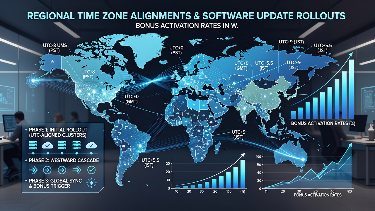 Digital card platform dashboard displaying bonus activation timelines across regions