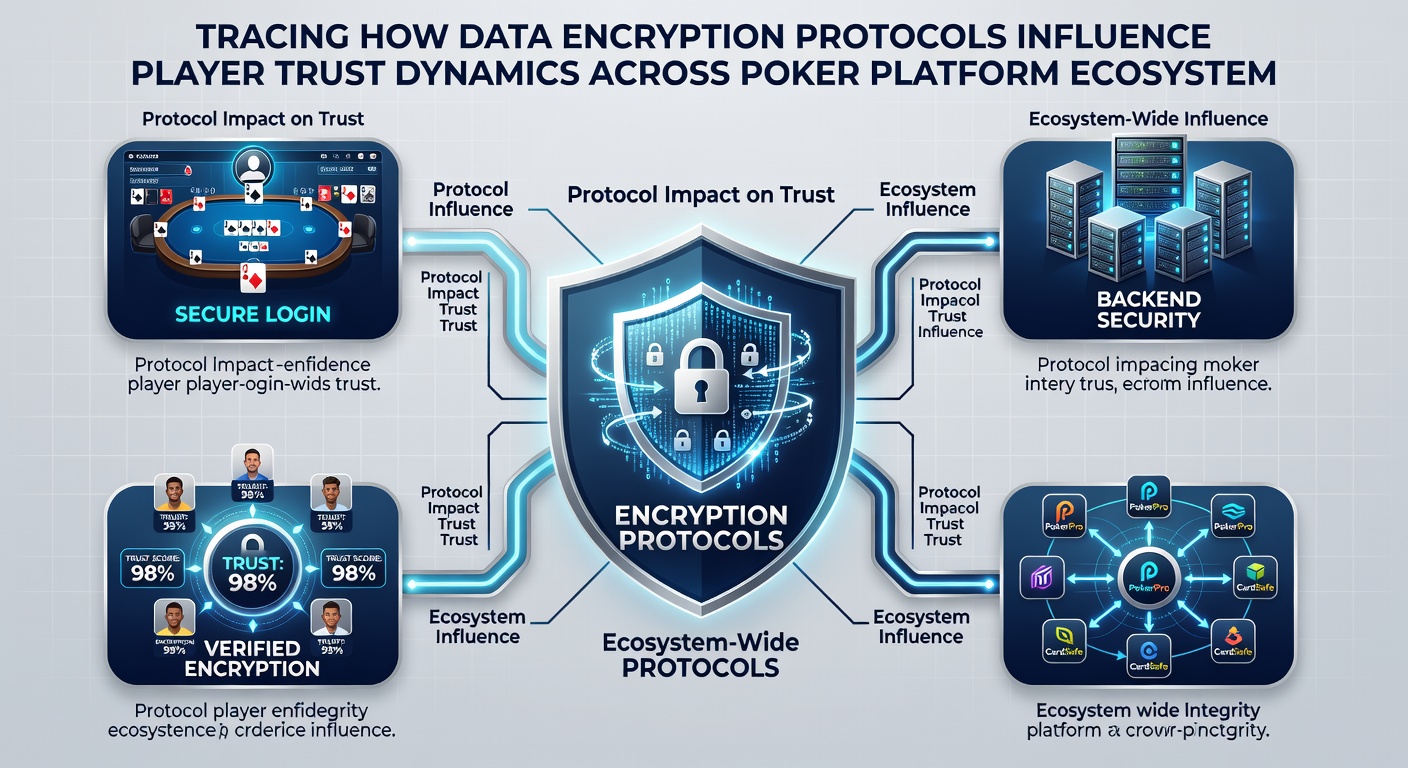 Player engagement metrics linked to encryption transparency on global poker sites